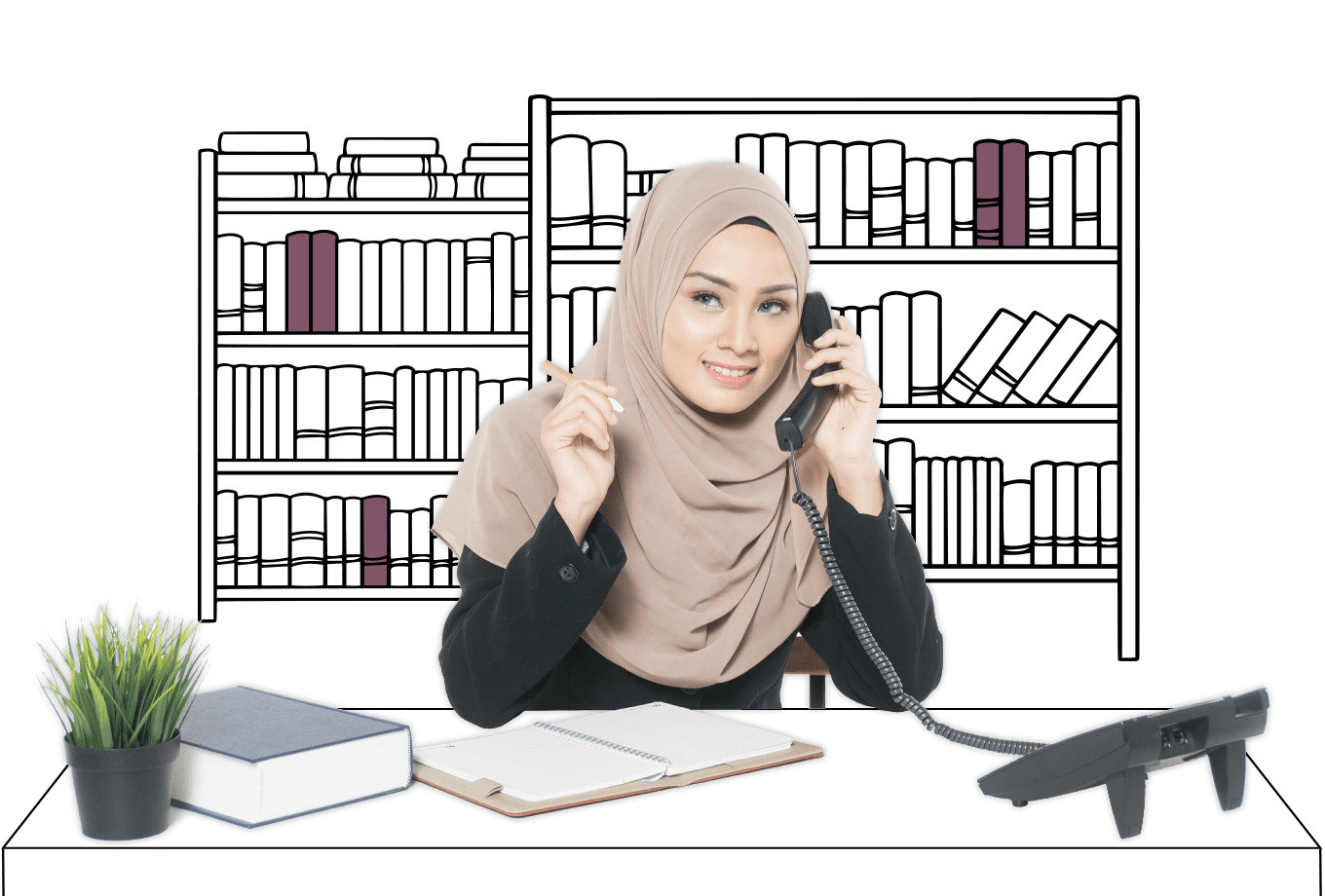 recruitment agent insurance illustration of agent conducting business on phone