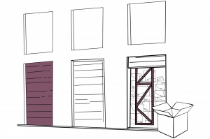 commercial landlord insurance illustration of self storage unit