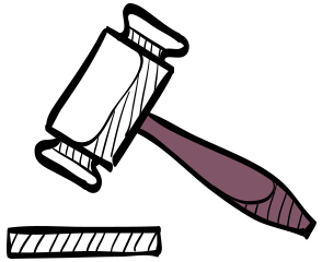 legal services insurance illustration of gavel