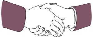 business portfolio landlord insurance illustration of two shaking hands