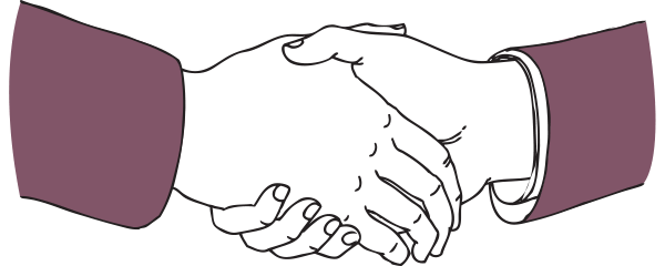 business portfolio landlord insurance illustration of two shaking hands