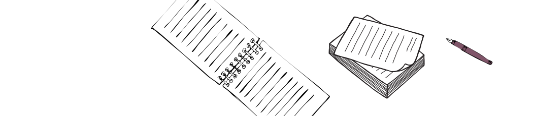 insurance illustration of notepad and pen